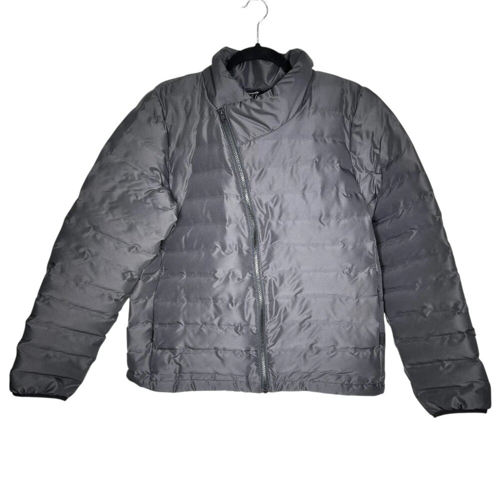 Ogio Womens Gray Street Puffy Down Insulated Full Zip Coat Jacket Size Large - Picture 2 of 14